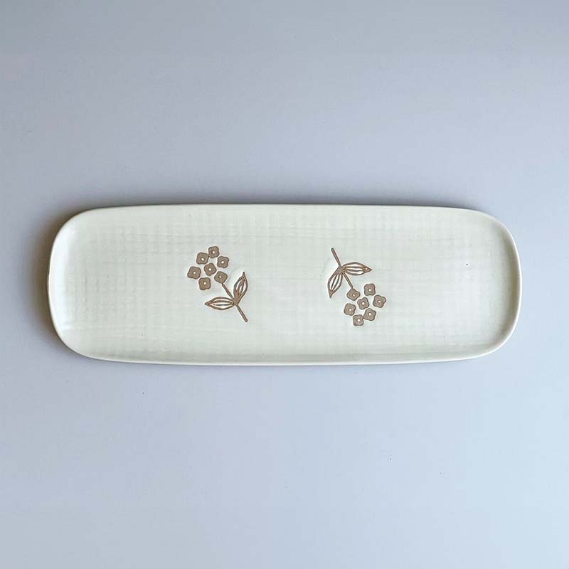 wanohana サンマ皿    白